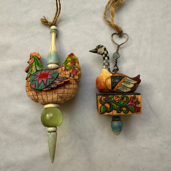 Jim Shore Heartwood Creek, Twelve Days of Christmas Ornament Set - Picture 11 of 16